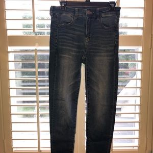 AE skinny jetting regular wash